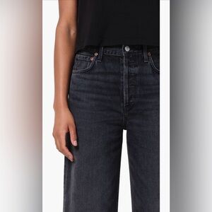 Agolde Dark Gray High Rise Women's Jeans